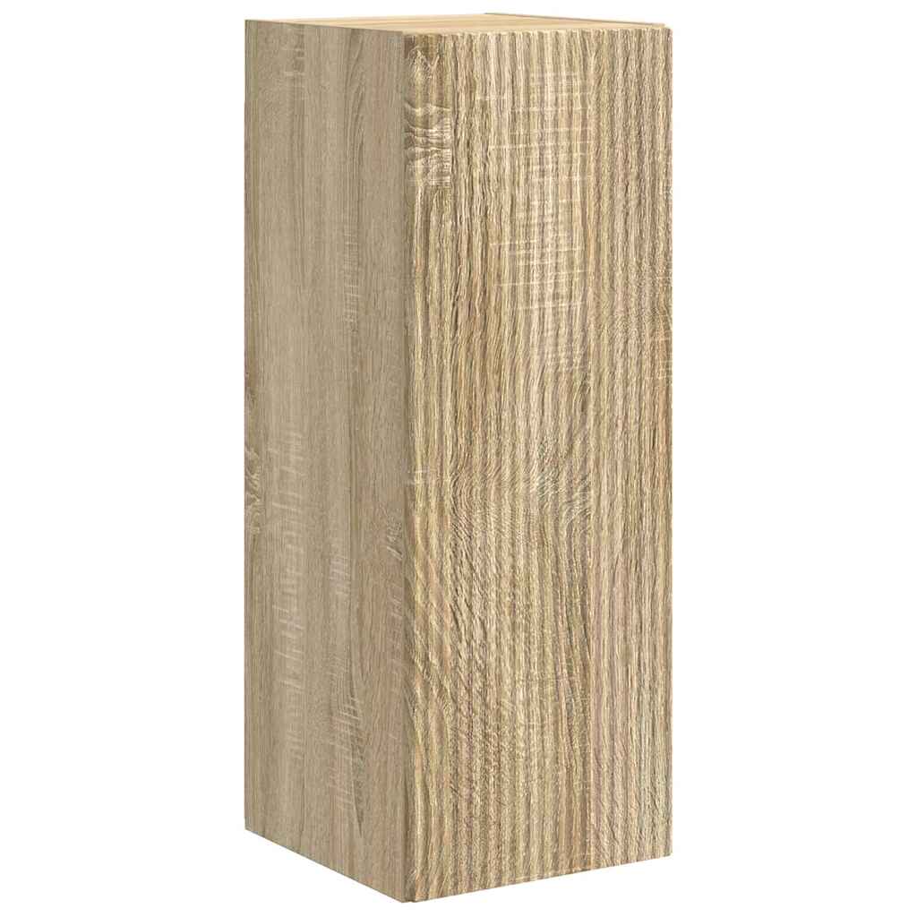vidaXL TV Wall Cabinet 30 x 31 x 80 cm Sonoma Engineered Wood 2