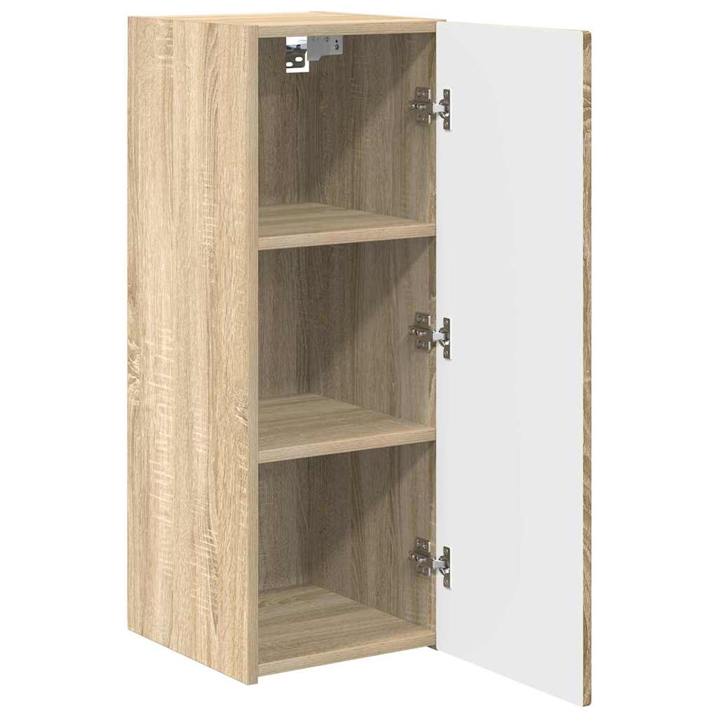 vidaXL TV Wall Cabinet 30 x 31 x 80 cm Sonoma Engineered Wood 5