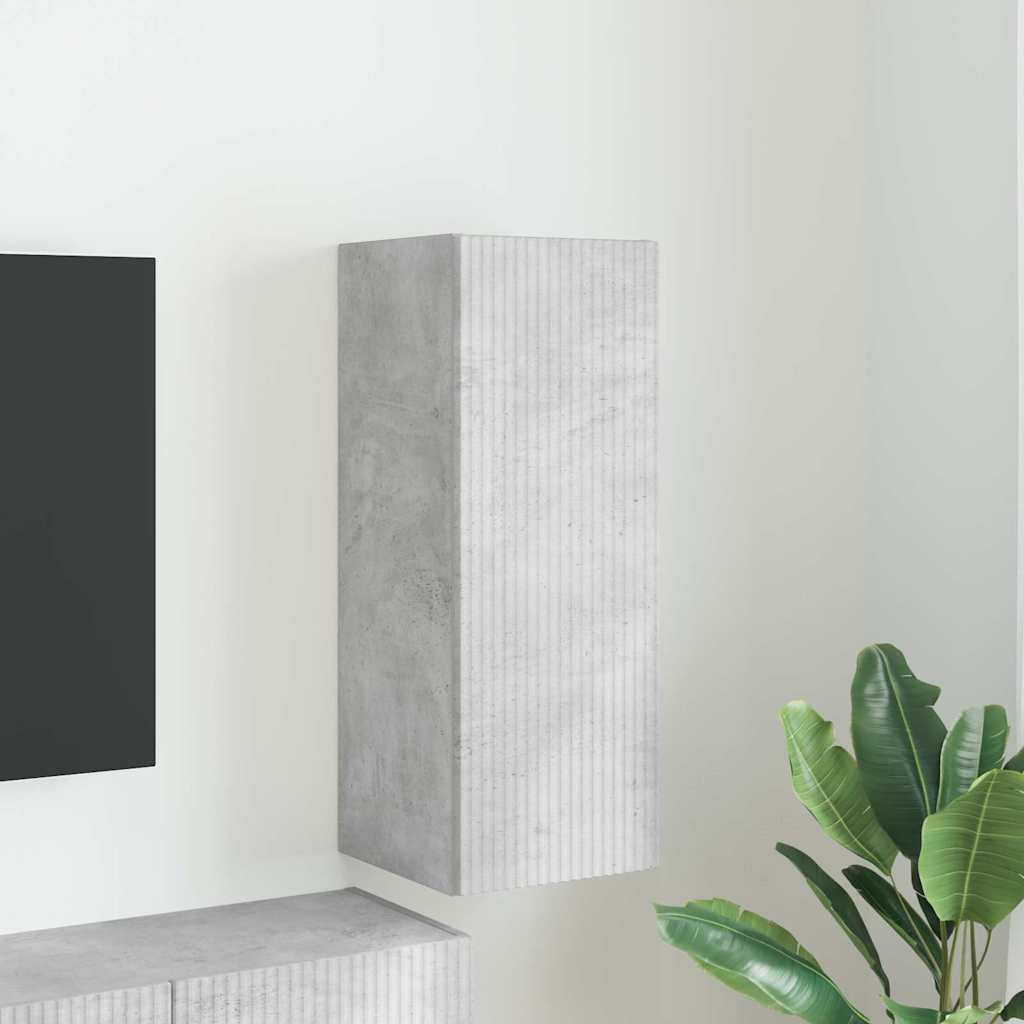vidaXL TV Wall Cabinet 30 x 31 x 80 cm Concerte Engineered Wood 1
