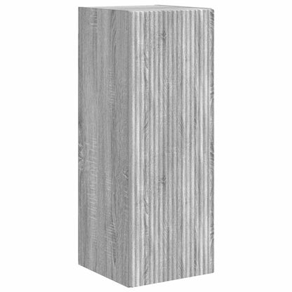 vidaXL TV Wall Cabinet 30 x 31 x 80 cm Grey Sonoma Engineered Wood 2
