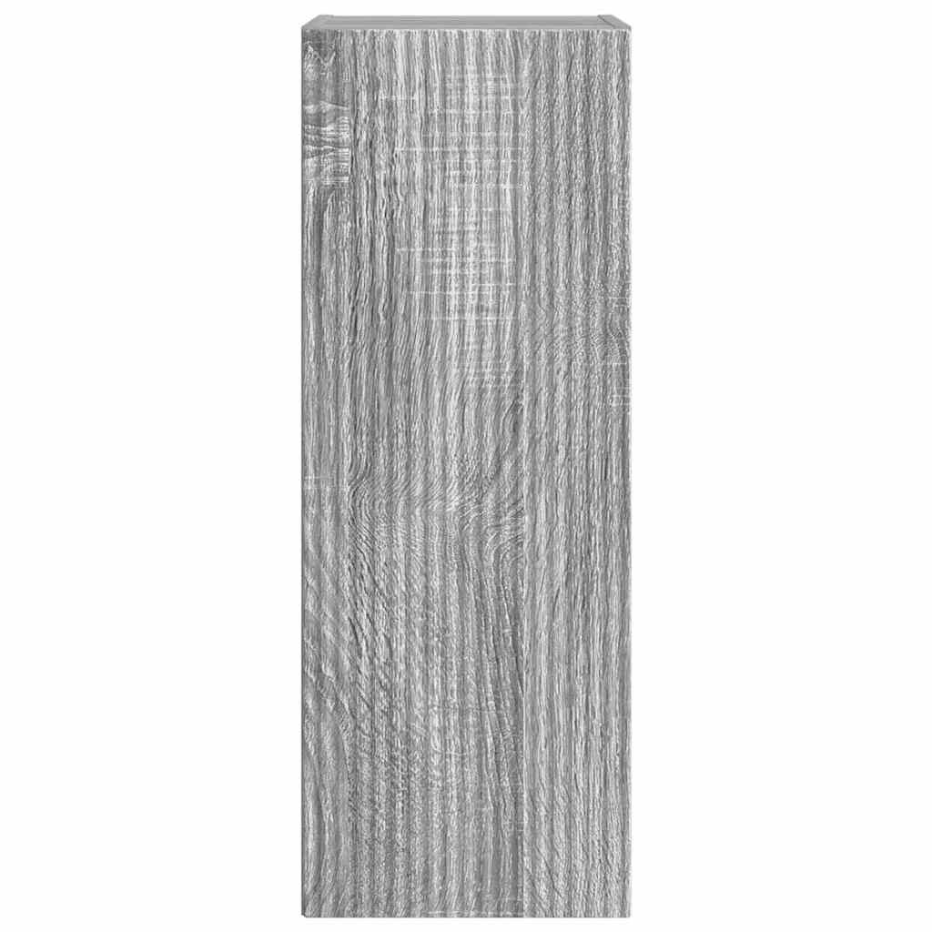 vidaXL TV Wall Cabinet 30 x 31 x 80 cm Grey Sonoma Engineered Wood 6