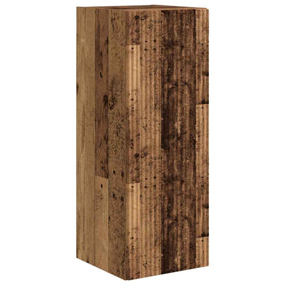 vidaXL TV Wall Cabinet 30 x 31 x 80 cm Old Wood Engineered Wood 2