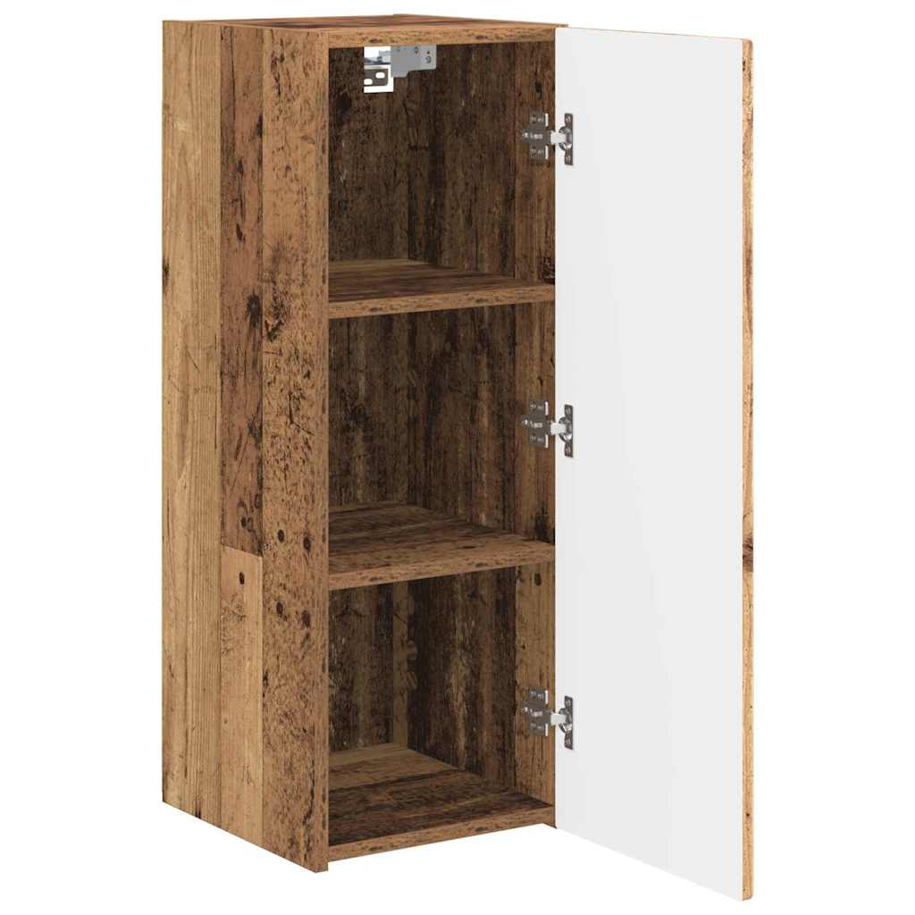 vidaXL TV Wall Cabinet 30 x 31 x 80 cm Old Wood Engineered Wood 5