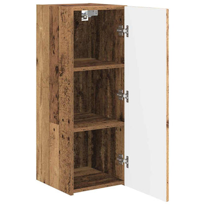 vidaXL TV Wall Cabinet 30 x 31 x 80 cm Old Wood Engineered Wood 5