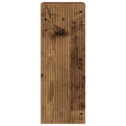 vidaXL TV Wall Cabinet 30 x 31 x 80 cm Old Wood Engineered Wood 6