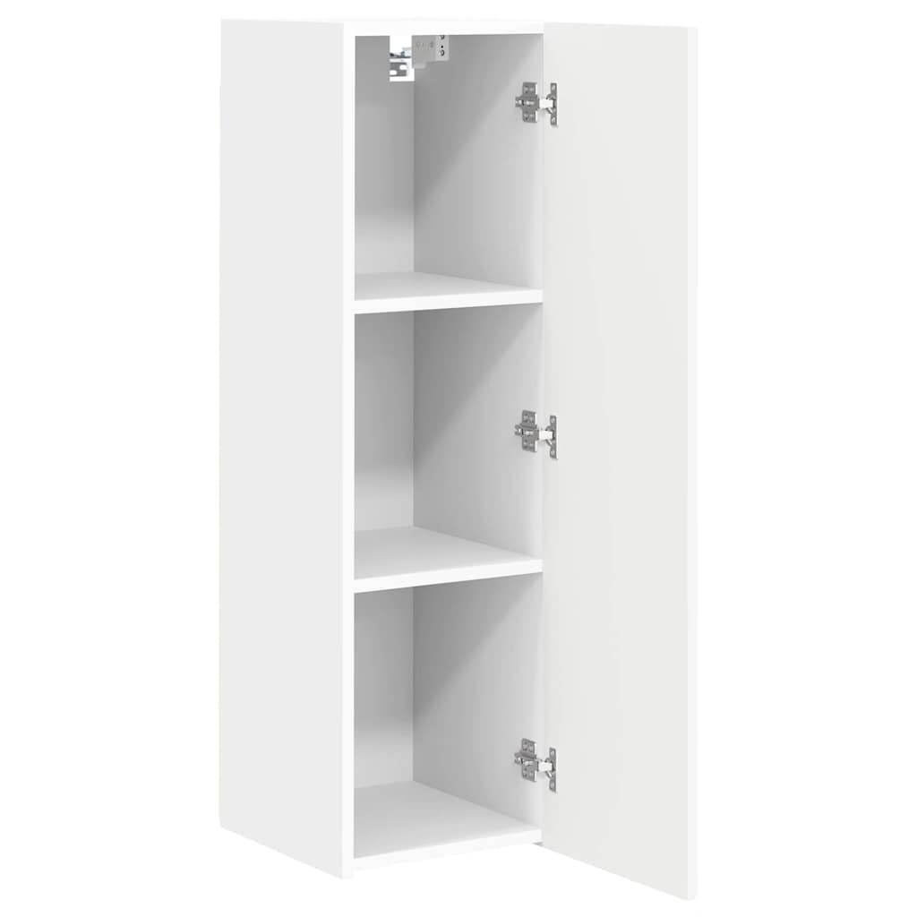 vidaXL TV Wall Cabinet 30 x 31 x 100 cm White Engineered Wood 5