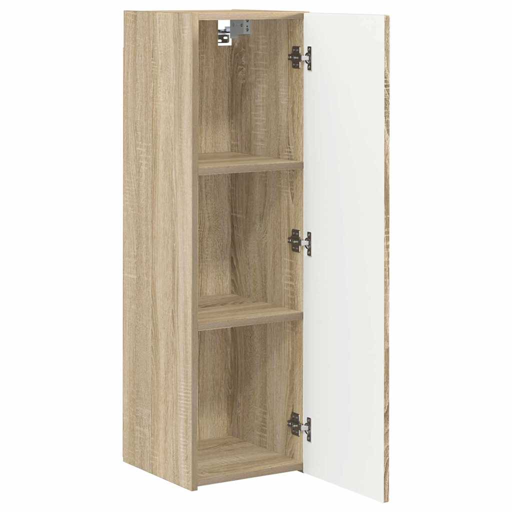 vidaXL TV Wall Cabinet 30 x 31 x 100 cm Sonoma Engineered Wood 5