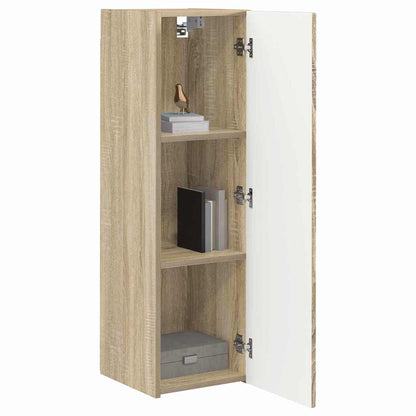 vidaXL TV Wall Cabinet 30 x 31 x 100 cm Sonoma Engineered Wood 3
