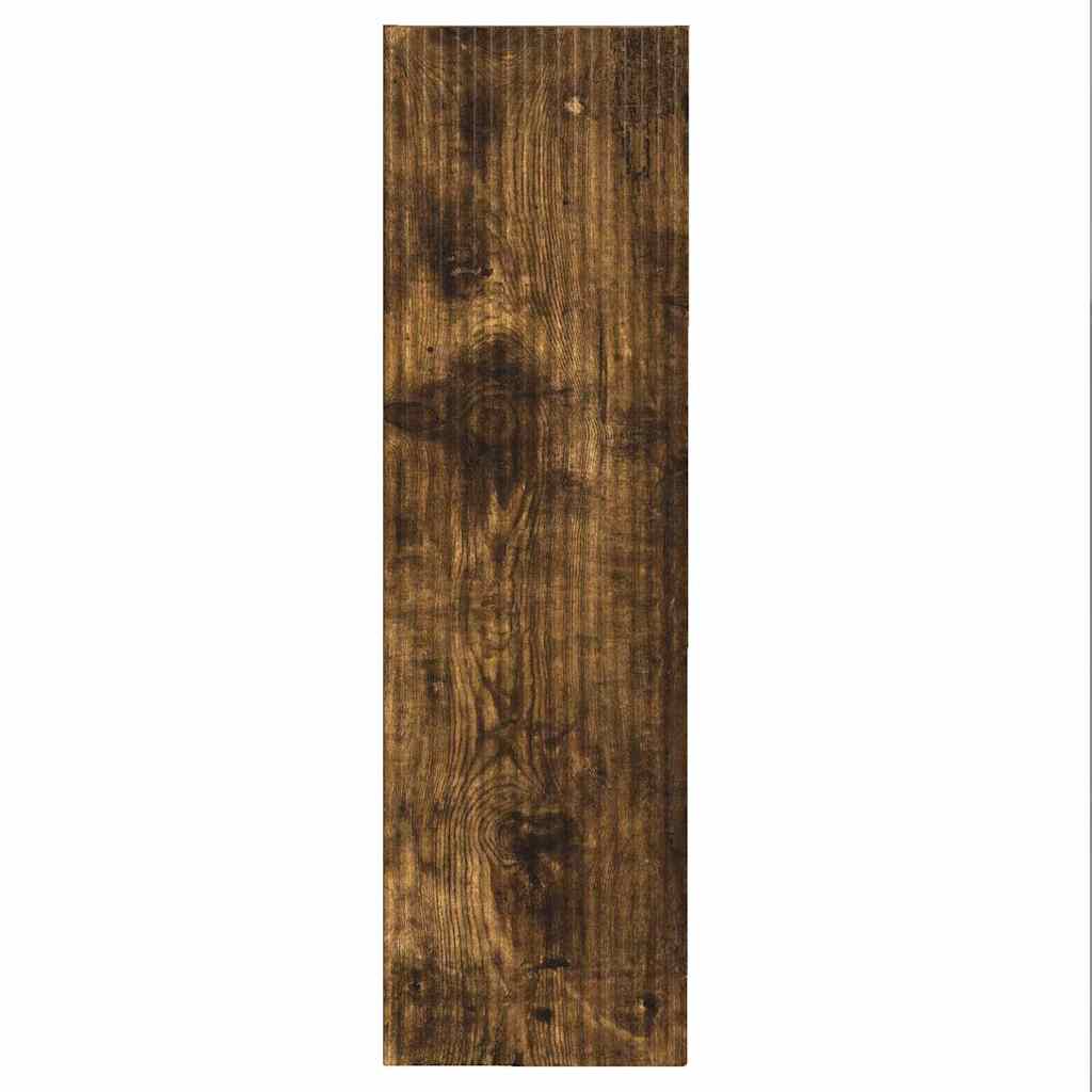 vidaXL TV Wall Cabinet 30 x 31 x 100 cm Smoked Oak Engineered Wood 6