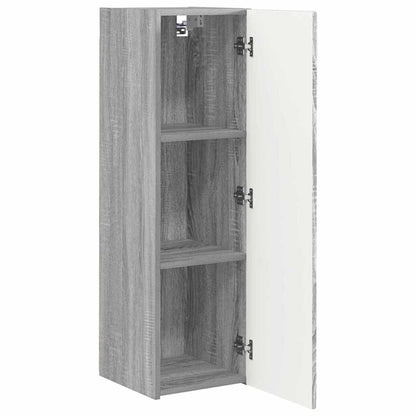 vidaXL TV Wall Cabinet 30 x 31 x 100 cm Grey Sonoma Engineered Wood 5