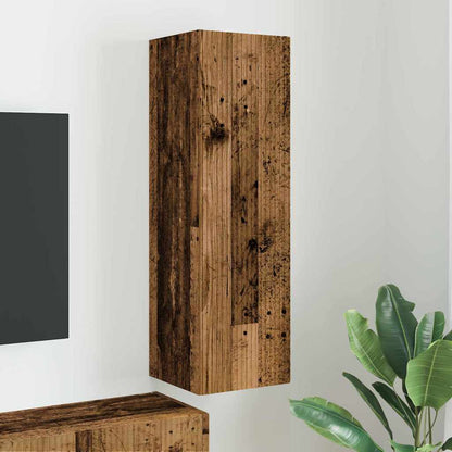 vidaXL TV Wall Cabinet 30 x 31 x 100 cm Old Wood Engineered Wood 1