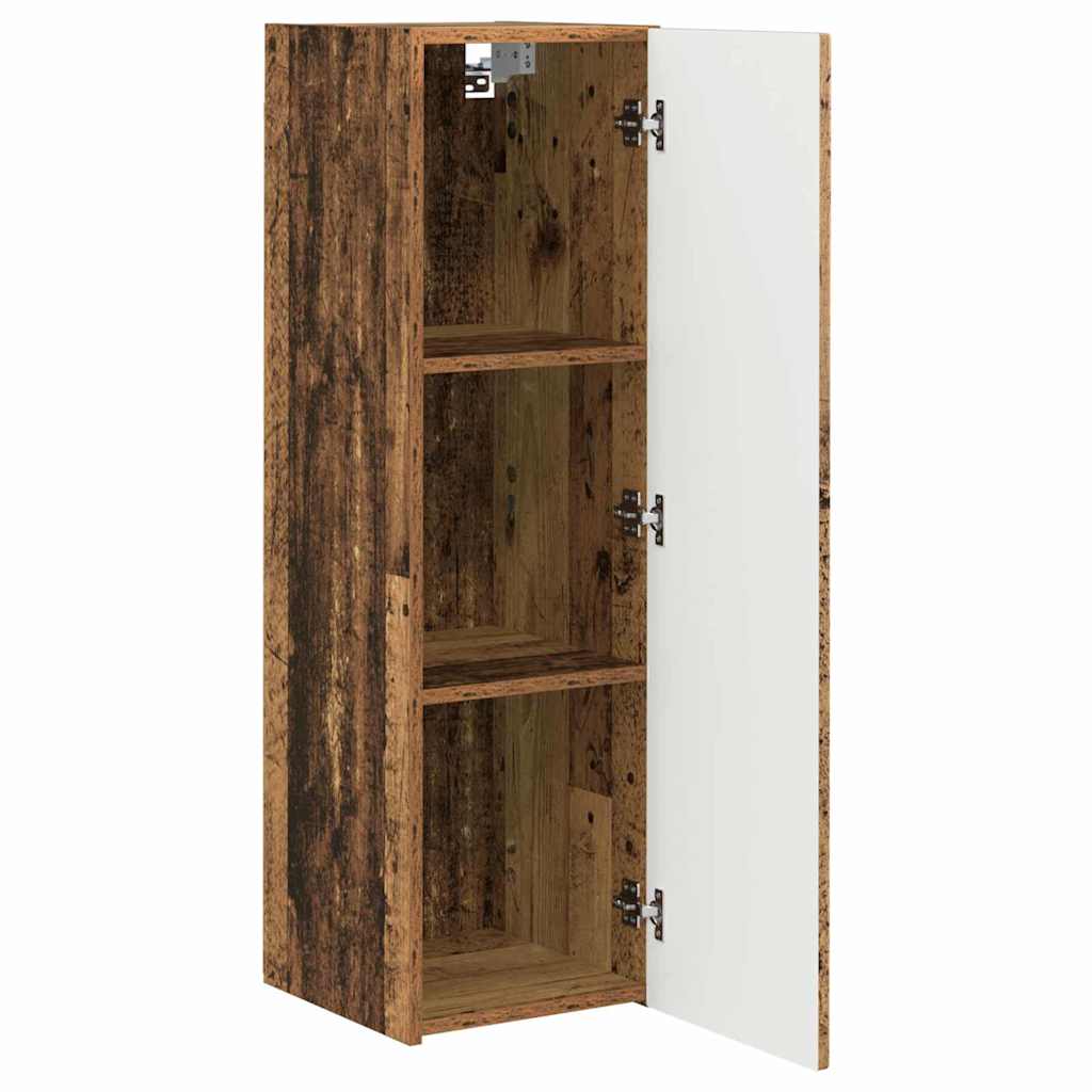 vidaXL TV Wall Cabinet 30 x 31 x 100 cm Old Wood Engineered Wood 5