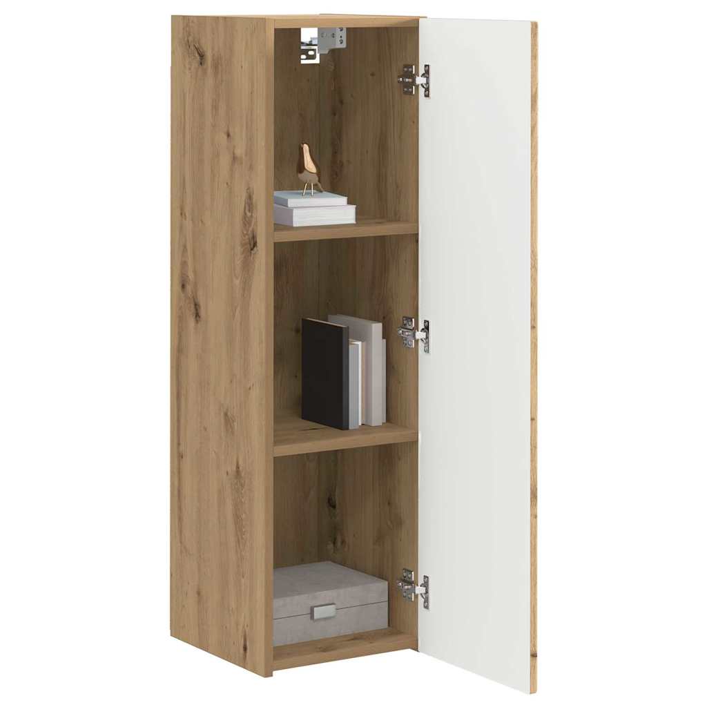 vidaXL TV Wall Cabinet 30 x 31 x 100 cm Artisian Oak Engineered Wood 3