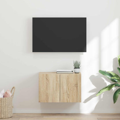 vidaXL TV Wall Cabinet Engineered Wood 59.5 x 31 x 40 cm