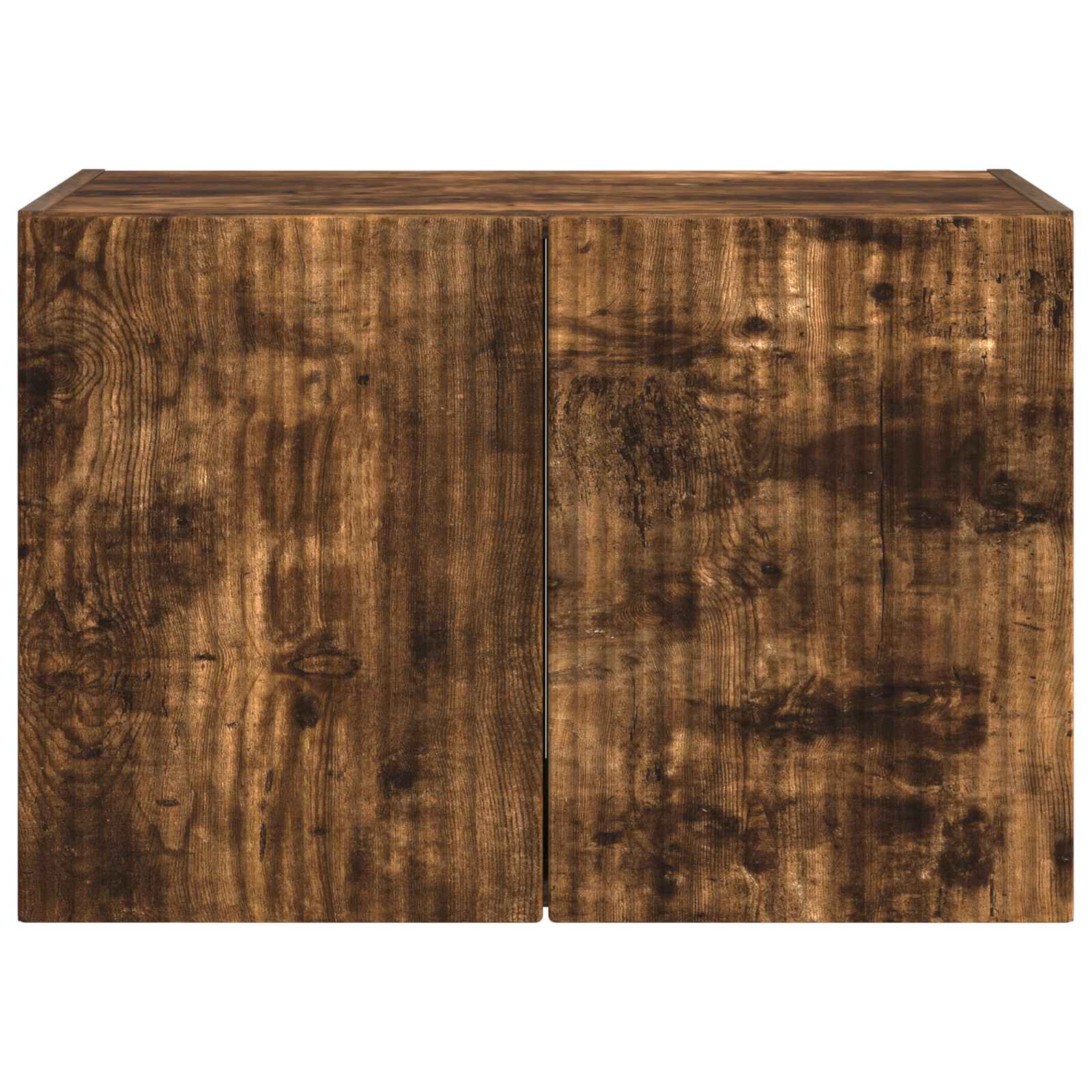 vidaXL TV Wall Cabinet 59.5 x 31 x 40 cm Smoked Oak Engineered Wood 6