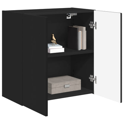 TV Wall Cabinet Engineered Wood 1 59.5 x 31 x 60 cm Black