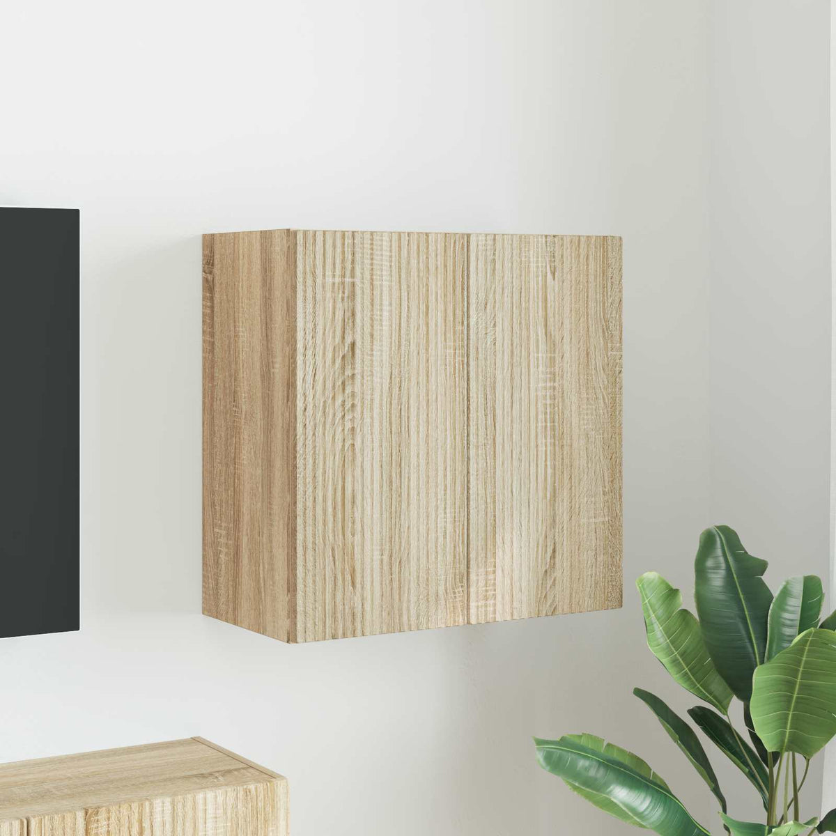 TV Wall Cabinet Engineered Wood 1 59.5 x 31 x 60 cm Sonoma oak