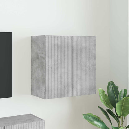 TV Wall Cabinet Engineered Wood 1 59.5 x 31 x 60 cm Concrete grey