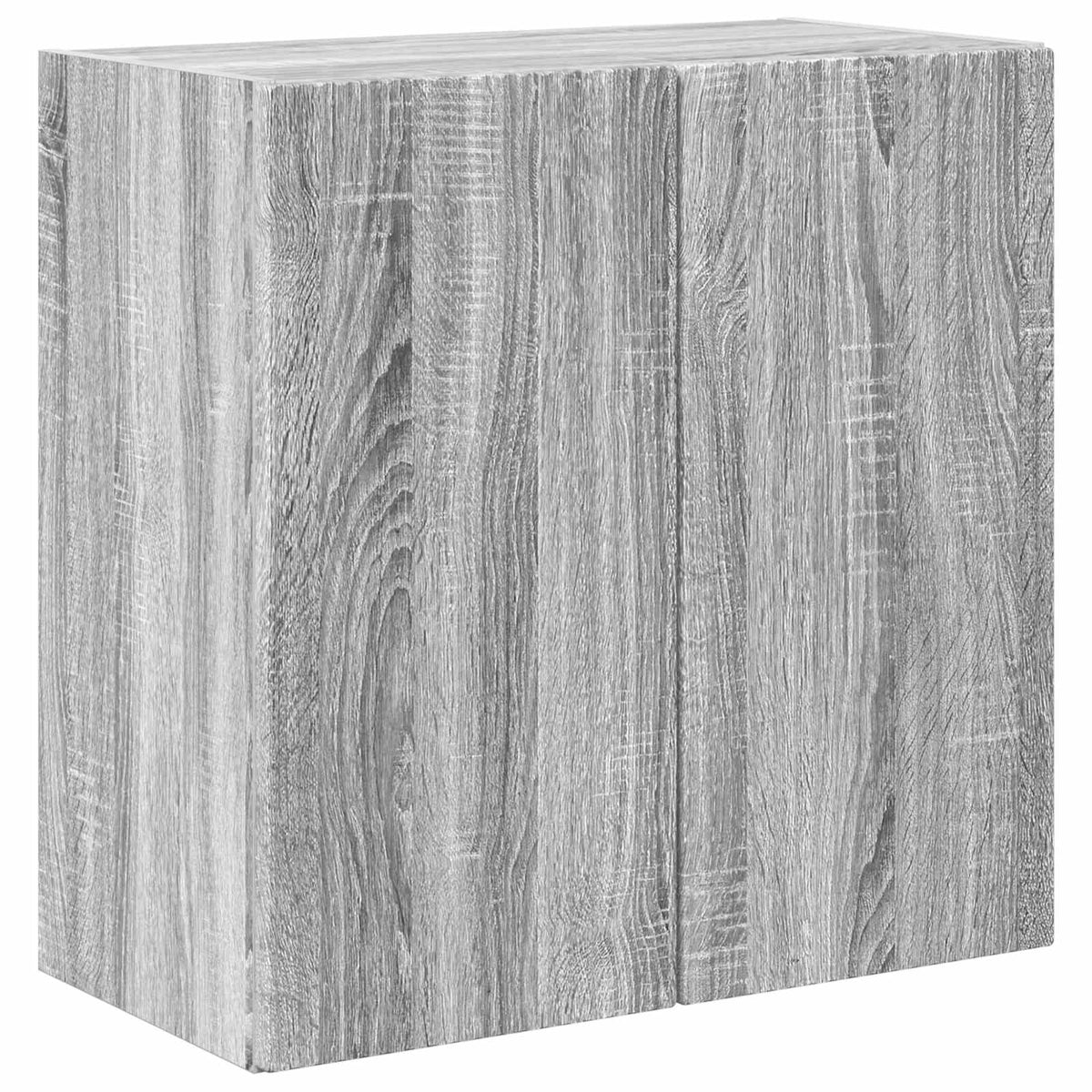vidaXL TV Wall Cabinet 59.5 x 31 x 60 cm Grey Sonoma Engineered Wood 2