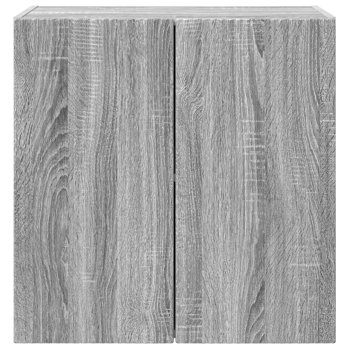 vidaXL TV Wall Cabinet 59.5 x 31 x 60 cm Grey Sonoma Engineered Wood 6