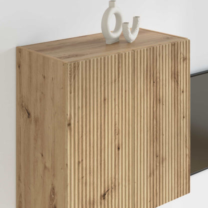 vidaXL TV Wall Cabinet 59.5 x 31 x 60 cm Artisan Oak Engineered Wood 4
