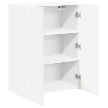 vidaXL TV Wall Cabinet 59.5 x 31 x 80 cm White Engineered Wood 5