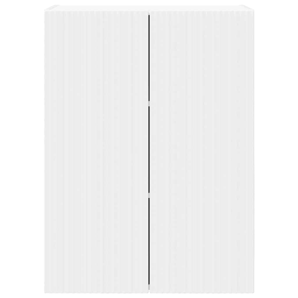 vidaXL TV Wall Cabinet 59.5 x 31 x 80 cm White Engineered Wood 6