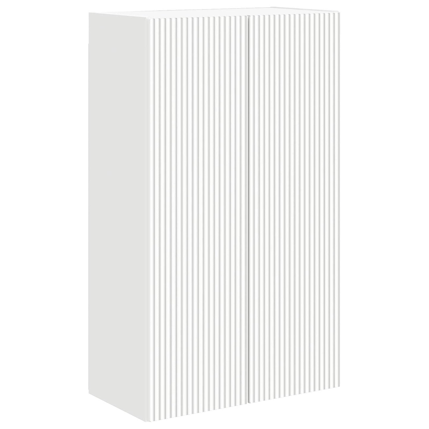 vidaXL TV Wall Cabinet 59.5 x 31 x 100 cm White Engineered Wood 2