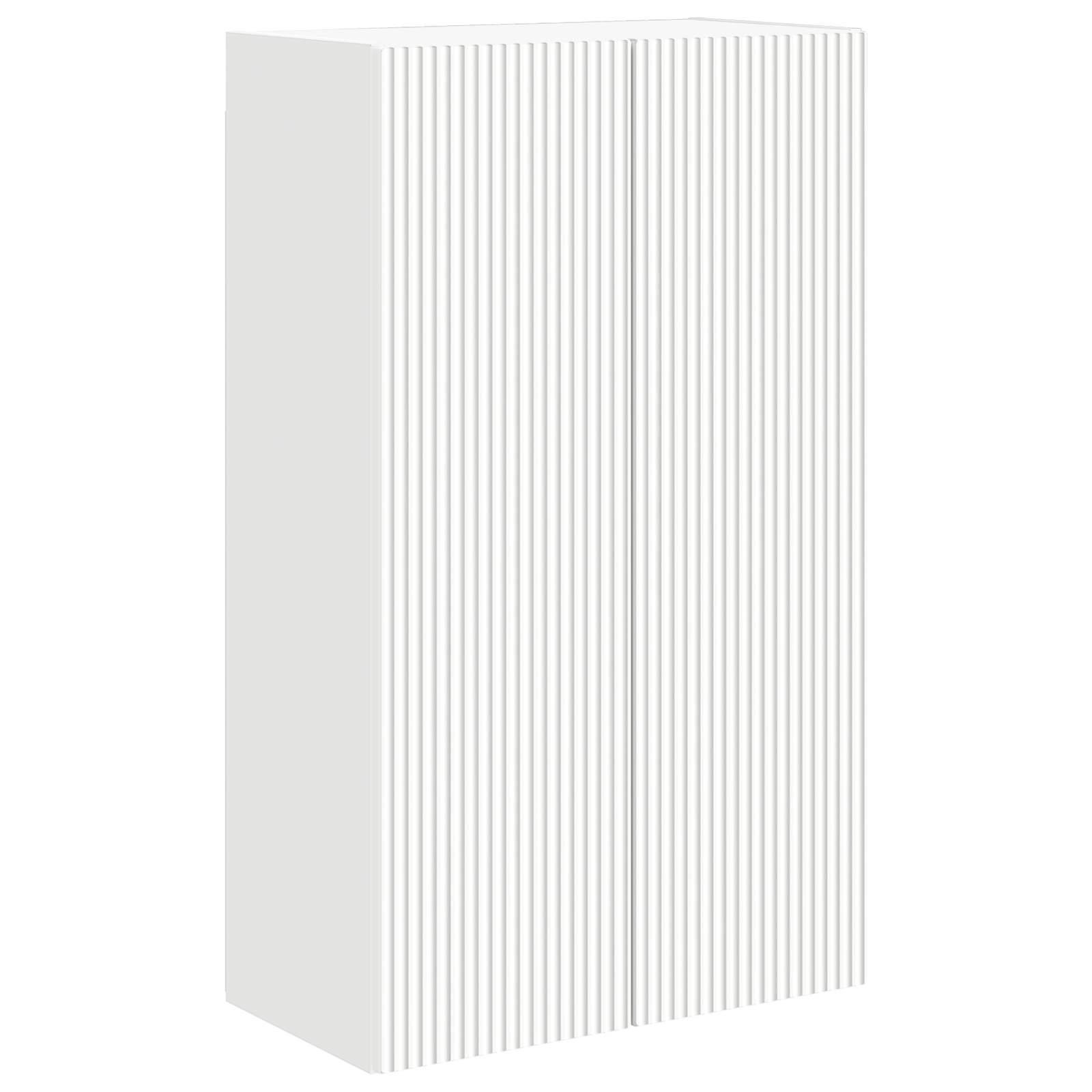 vidaXL TV Wall Cabinet 59.5 x 31 x 100 cm White Engineered Wood 2