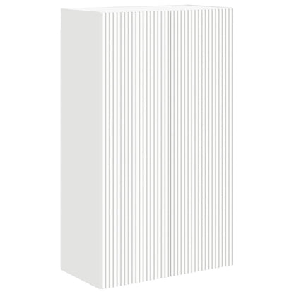 vidaXL TV Wall Cabinet 59.5 x 31 x 100 cm White Engineered Wood 2