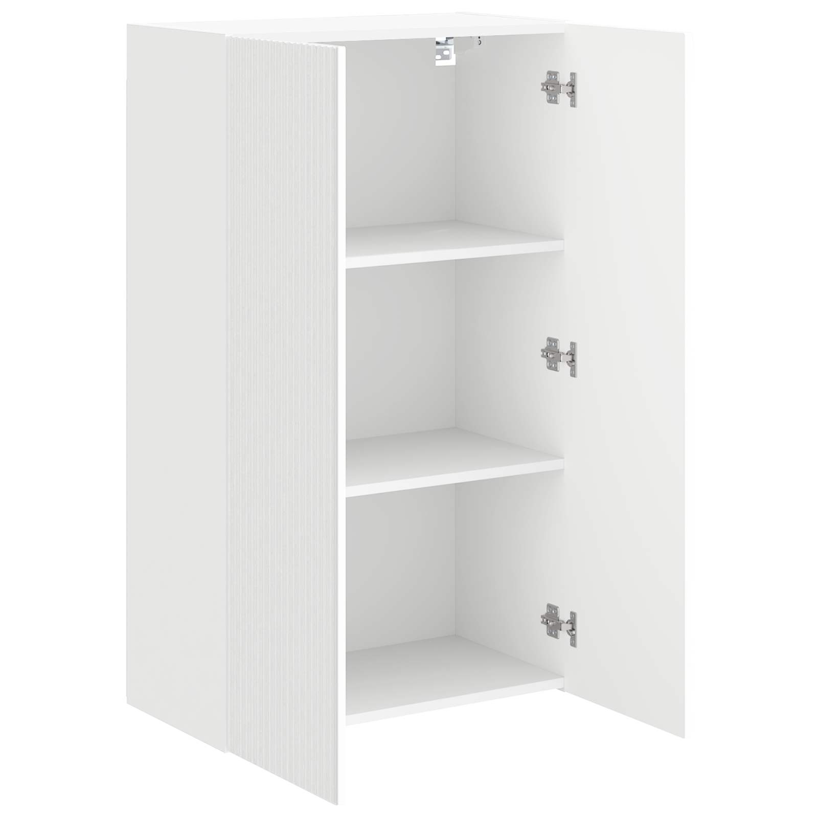 vidaXL TV Wall Cabinet 59.5 x 31 x 100 cm White Engineered Wood 5