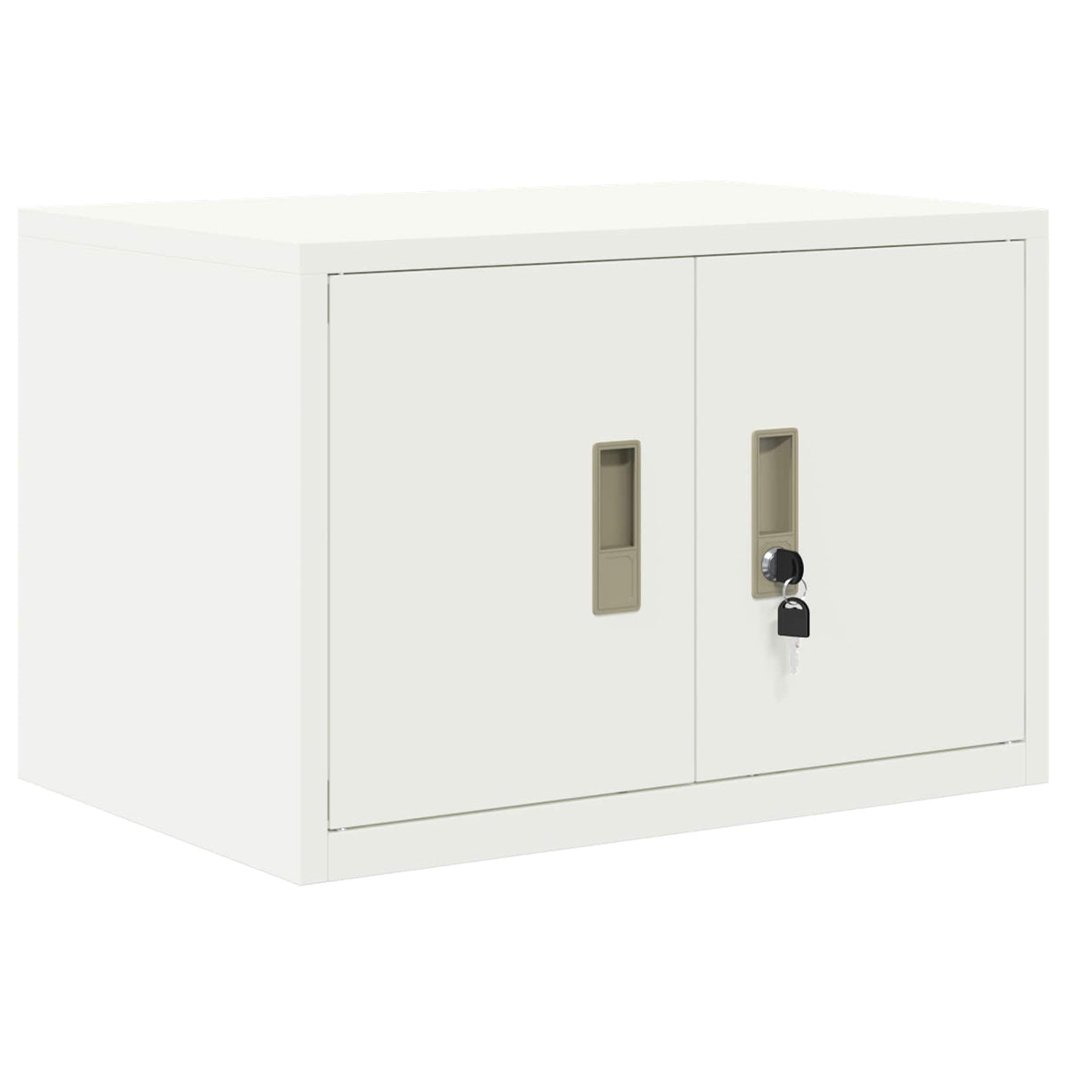 Storage Cabinet Steel Width 60 cm White 40 cm