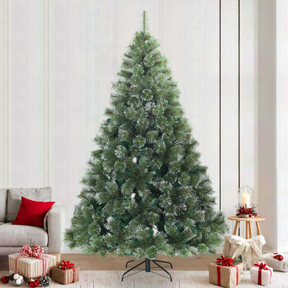 vidaXL Artificial Hinged Christmas Tree PVC