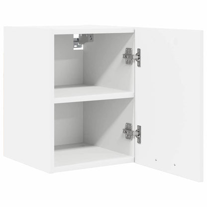vidaXL Hanging Cabinet 2 pcs White Engineered Wood 5