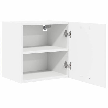 vidaXL Hanging Cabinet 2 pcs White Engineered Wood 6