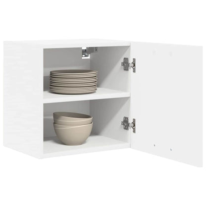 vidaXL Hanging Cabinet 2 pcs White Engineered Wood 3