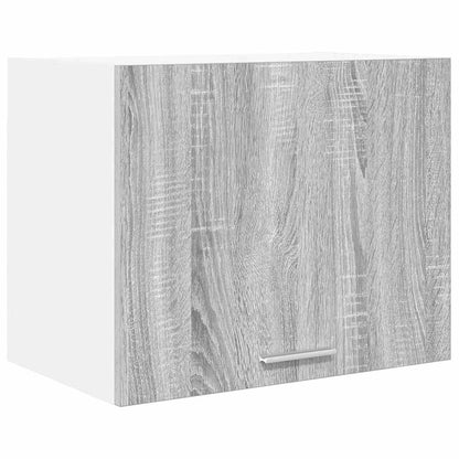 vidaXL Hanging Cabinet 2 pcs Grey Sonoma and White Engineered Wood 5