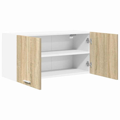 vidaXL Hanging Cabinet Sonoma Oak 80 x 31 x 40 cm Engineered Wood 5