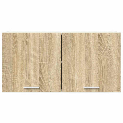 vidaXL Hanging Cabinet Sonoma Oak 80 x 31 x 40 cm Engineered Wood 6