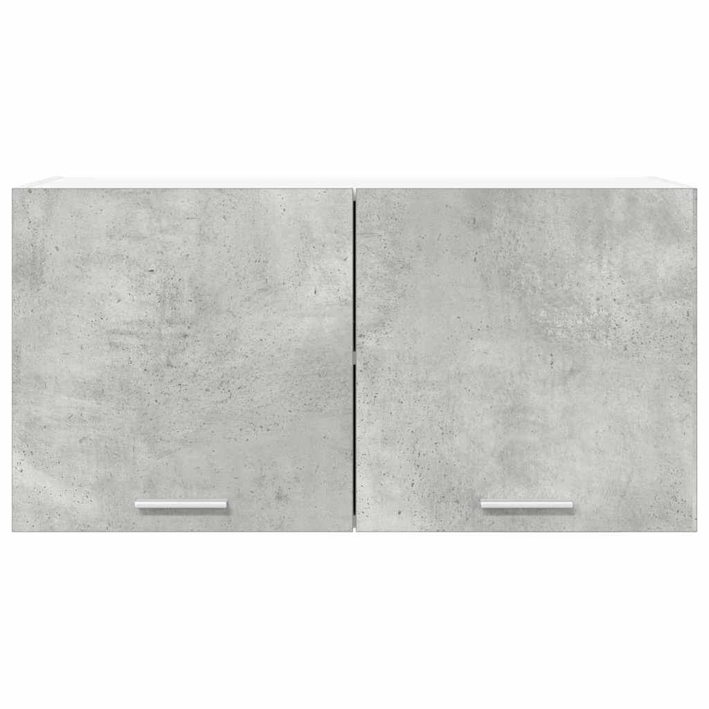 vidaXL Hanging Cabinet Concrete Grey 80 x 31 x 40 cm Engineered Wood 6