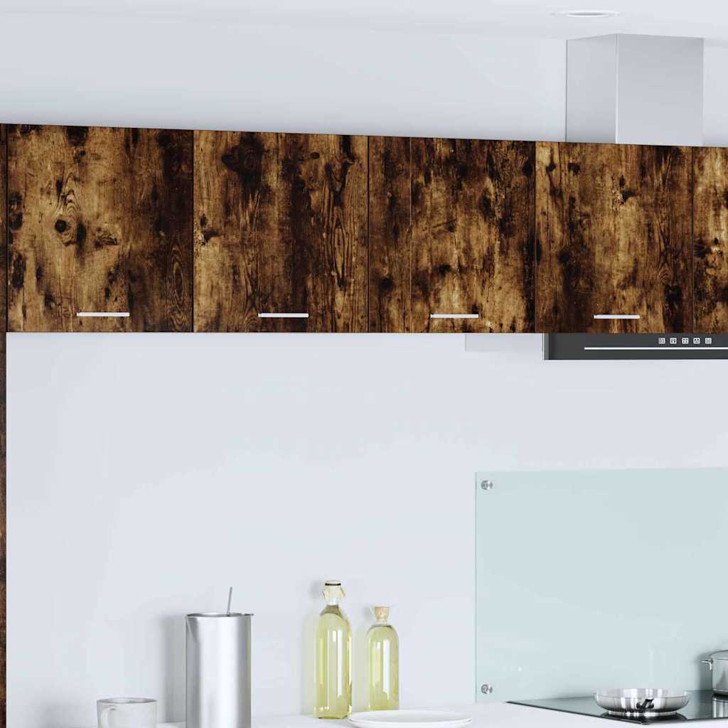 vidaXL Hanging Cabinet Smoked Oak 80 x 31 x 40 cm Engineered Wood 1