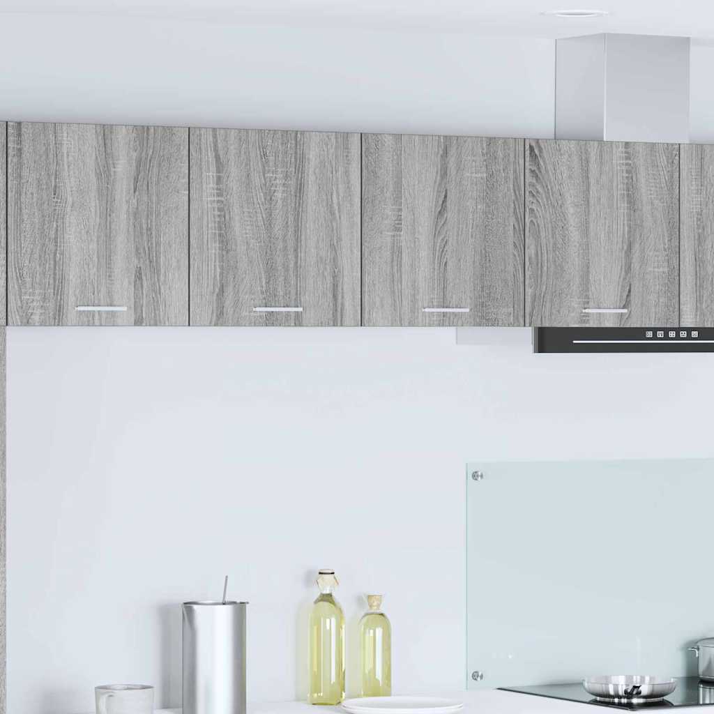 vidaXL Hanging Cabinet Grey Sonoma 80 x 31 x 40 cm Engineered Wood 1