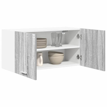 vidaXL Hanging Cabinet Grey Sonoma 80 x 31 x 40 cm Engineered Wood 3