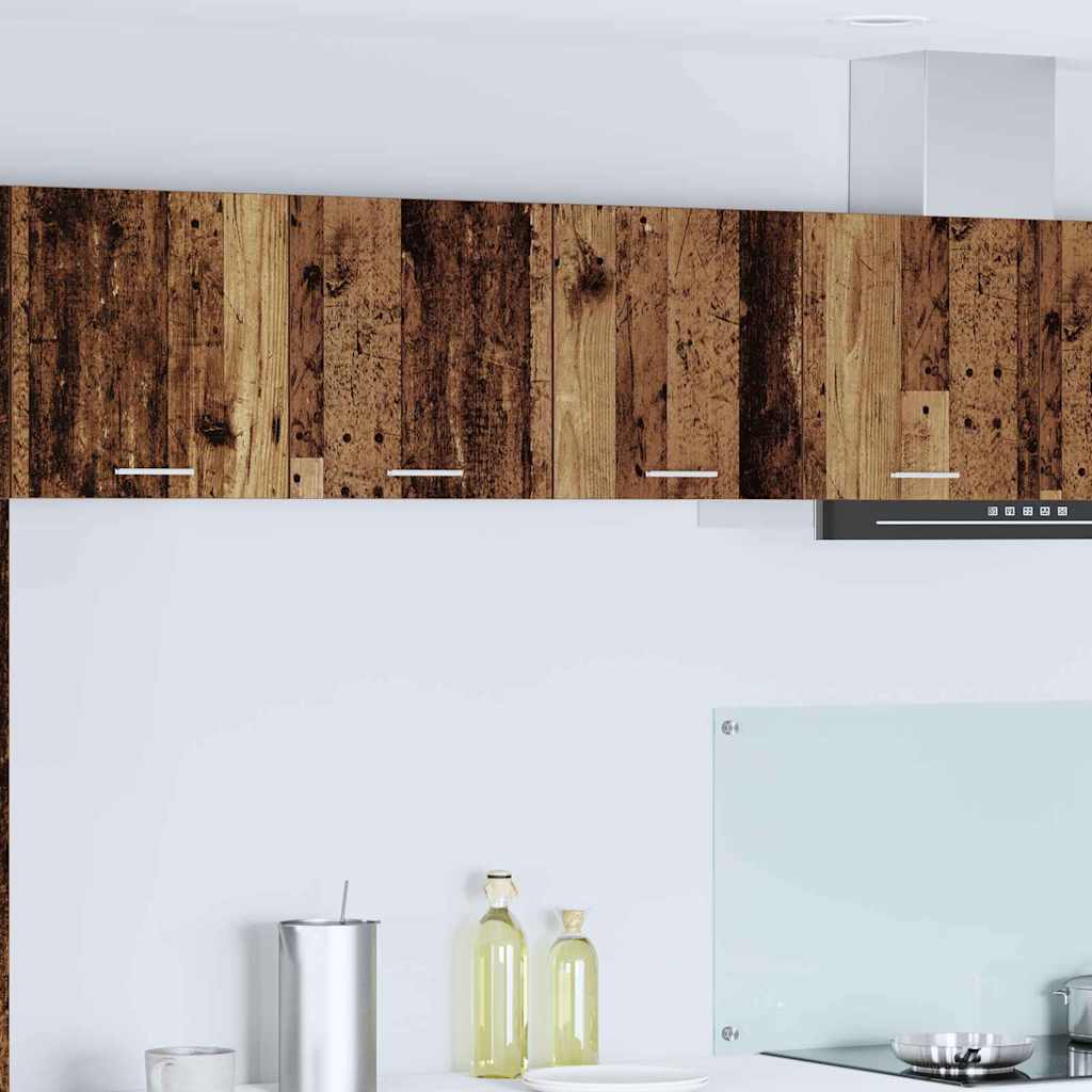 vidaXL Hanging Cabinet Old Wood 80 x 31 x 40 cm Engineered Wood 1