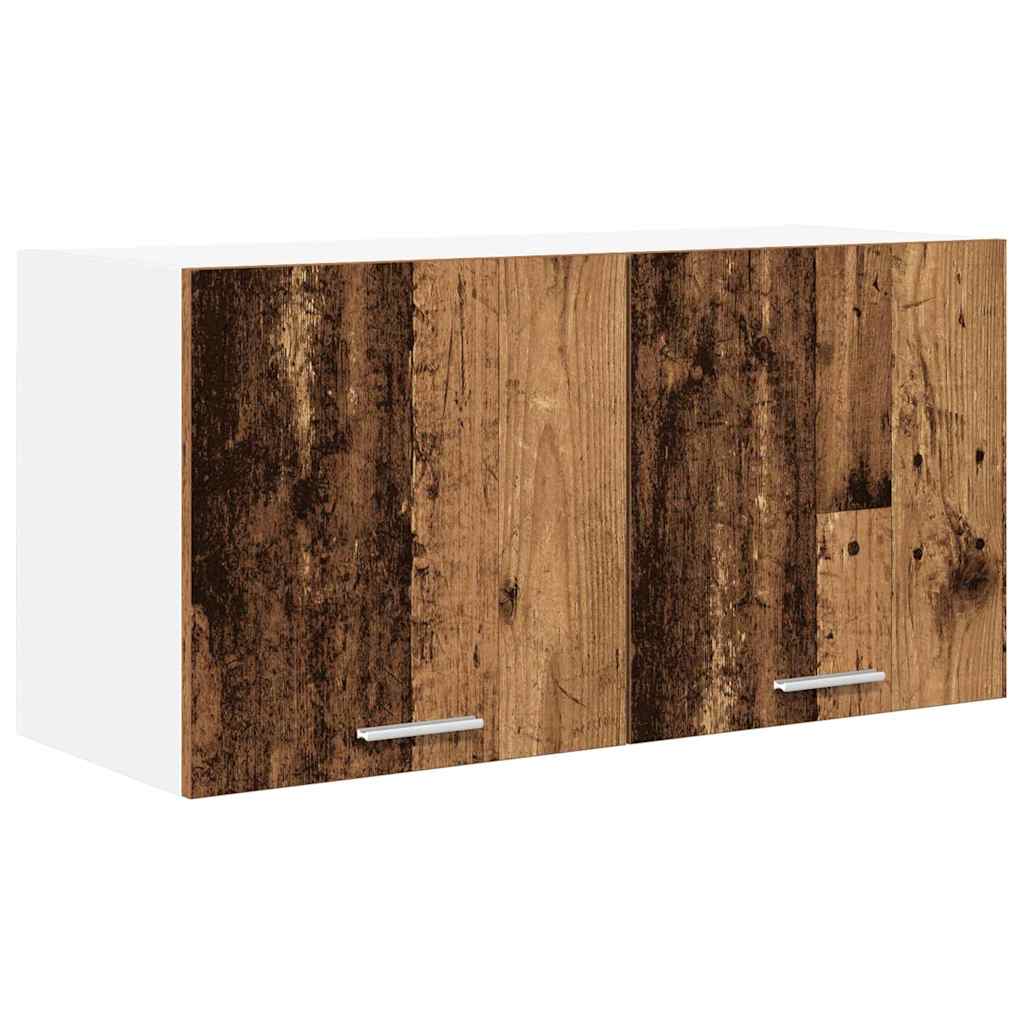 vidaXL Hanging Cabinet Old Wood 80 x 31 x 40 cm Engineered Wood 2