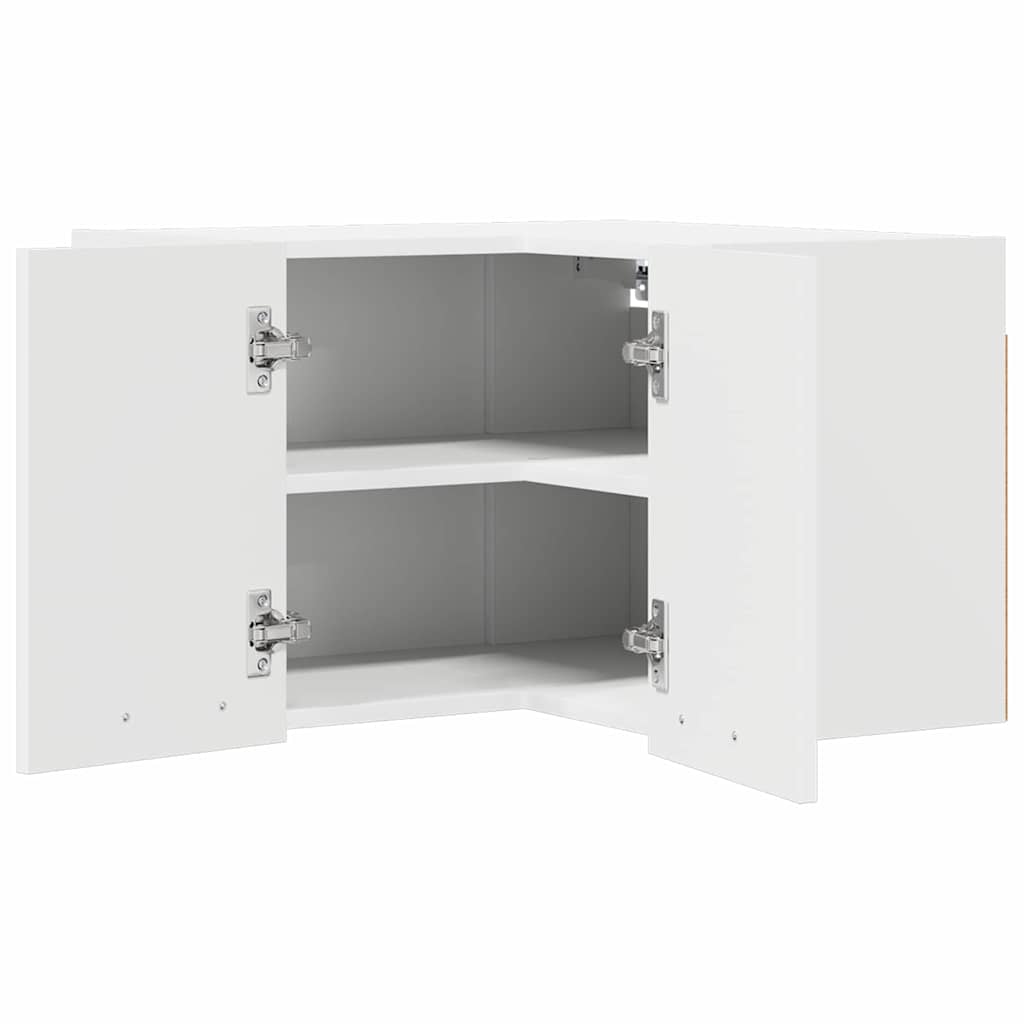 vidaXL Hanging Cabinet White 57 x 57 x 40 cm Engineered Wood 5