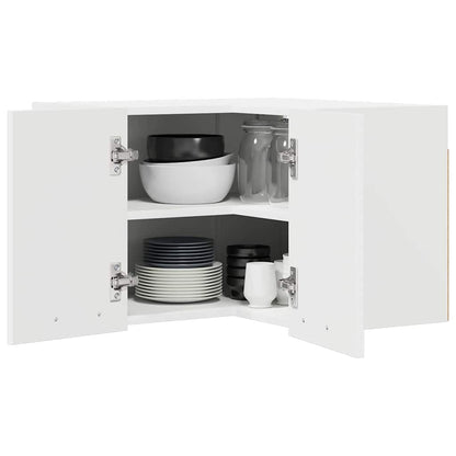 vidaXL Hanging Cabinet White 57 x 57 x 40 cm Engineered Wood 3
