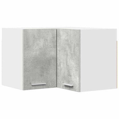 vidaXL Hanging Cabinet Concrete Grey and White 57 x 57 x 40 cm 2