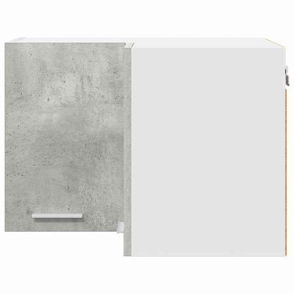 vidaXL Hanging Cabinet Concrete Grey and White 57 x 57 x 40 cm 6