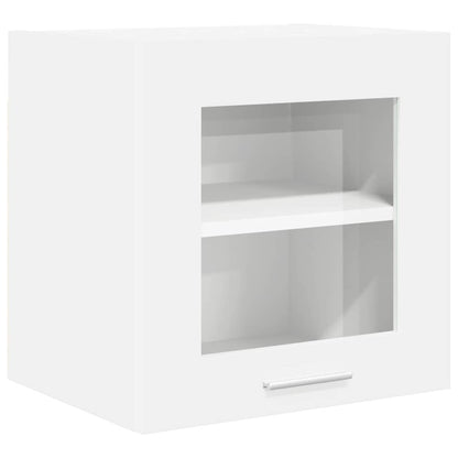vidaXL Hanging Cabinet 2 pcs White Engineered Wood 5